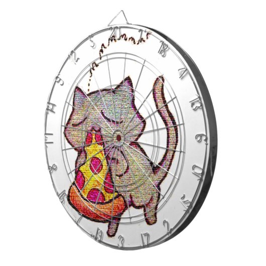 Pizza Cat! Dartscheibe (Vorderseite rechts)