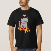 PIZZA CAT Funny Cat T - SHIRT (Vorderseite)