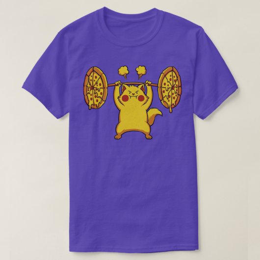 Pizza Cat Gym von Tobe Fonseca T-Shirt (Design vorne)