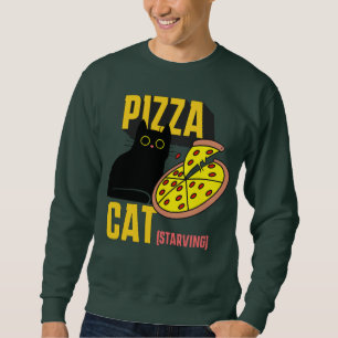 Pizza Cat, Hunger, Katzenmutter, Katzenliebhaber Sweatshirt