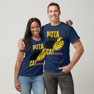 Pizza Cat, Hunger, Katzenmutter, Katzenliebhaber T T-Shirt