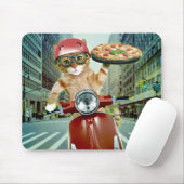 Pizza cat - Katze - Pizzeria Mousepad (Mit Mouse)
