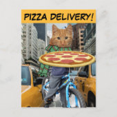 PIZZA CAT - PIZZA LIEFERUNG! POSTKARTEN (Vorderseite)