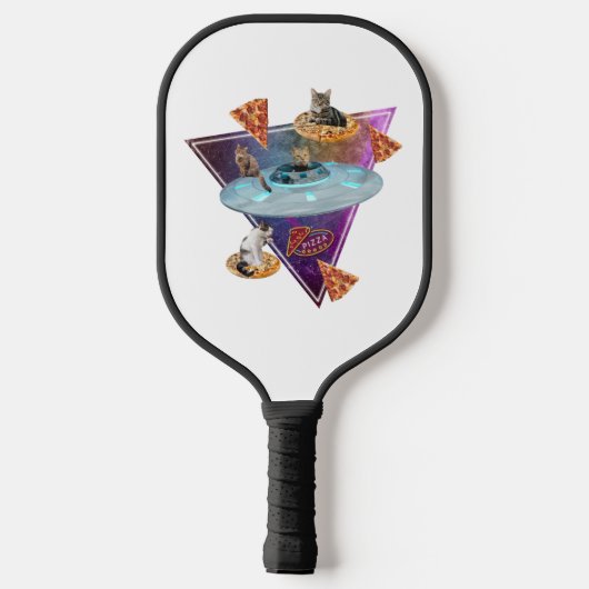 Pizza Cats Pickleball Schläger (Rückseite)