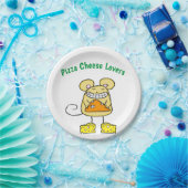 Pizza Cheese Lovers Paper Tellers, Pizza Cheese Te Pappteller (Party)