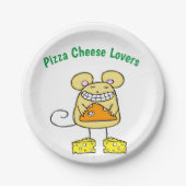 Pizza Cheese Lovers Paper Tellers, Pizza Cheese Te Pappteller (Vorderseite)