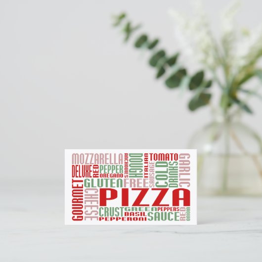 Pizza (Chit Chat) Coupon (Stehend Vorderseite)