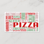 Pizza (Chit-Chat) Treuekarte (Vorderseite)