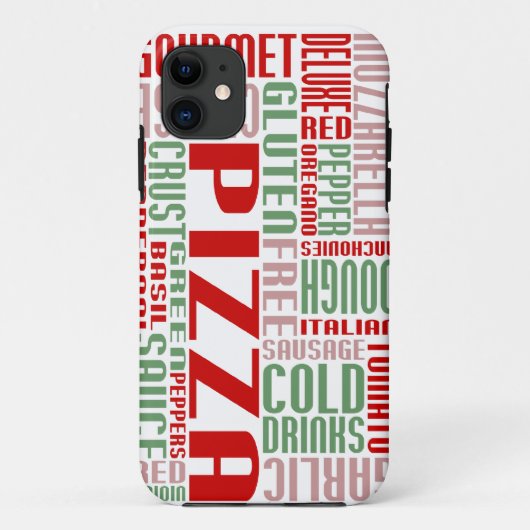 Pizza chitChat Case-Mate iPhone Hülle (Rückseite)