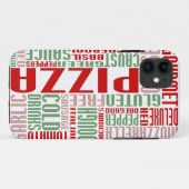 Pizza chitChat Case-Mate iPhone Hülle (Rückseite (Horizontal))