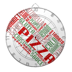 Pizza chitChat Dartscheibe