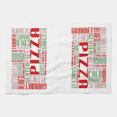 Pizza chitChat Geschirrtuch (Horizontal)