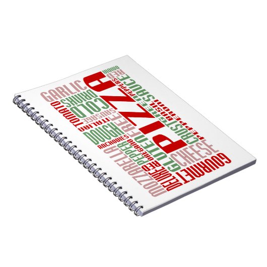 Pizza chitChat Notizblock (Rechte Seite)