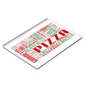 Pizza chitChat Notizblock (Linke Seite)