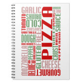 Pizza chitChat Notizblock (Vorderseite)