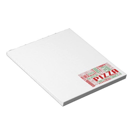 Pizza chitChat Notizblock (angewinkelt)