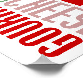 Pizza chitChat Poster (Ecke)