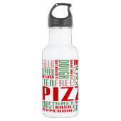 Pizza chitChat Trinkflasche (Vorderseite)