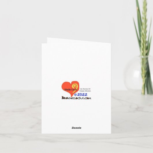 Pizza Christmas Tree Card Karte (Rückseite)