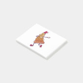 Pizza Christmas Tree - Funny Dabbing Food Post-it Klebezettel (angewinkelt)
