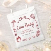 Pizza Ciao Baby Dusche Geschenktütchen (Ausgeschnitten)