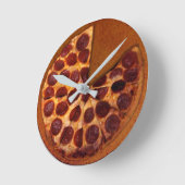 Pizza Clock Runde Wanduhr (Winkel)