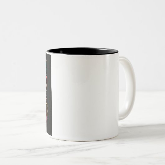 Pizza Coffee Tasse (VorderseiteRechts)