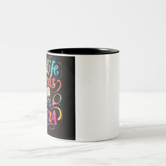 Pizza Coffee Tasse (Mittel)