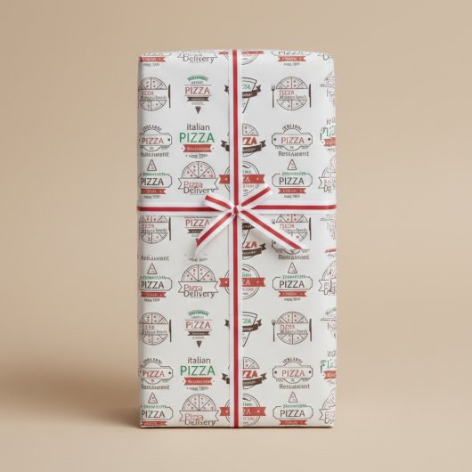 Pizza Collection Packpapier Blätter