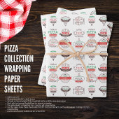 Pizza Collection Packpapier Blätter