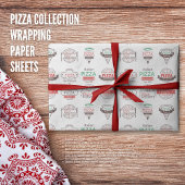 Pizza Collection Packpapier Blätter