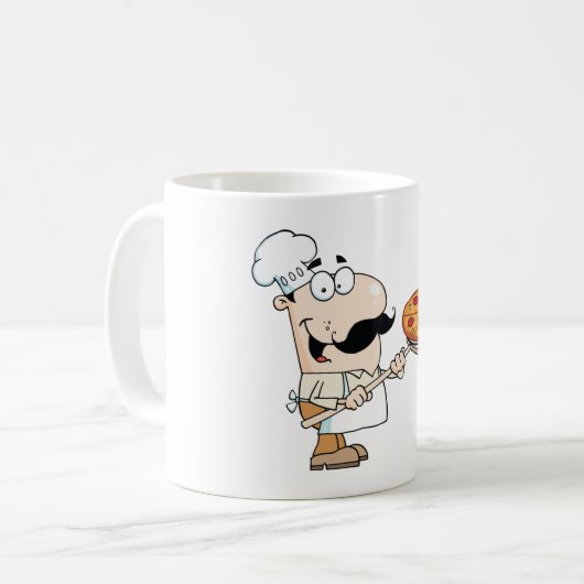 Pizza Cook Kaffeetasse (Vorderseite Links)