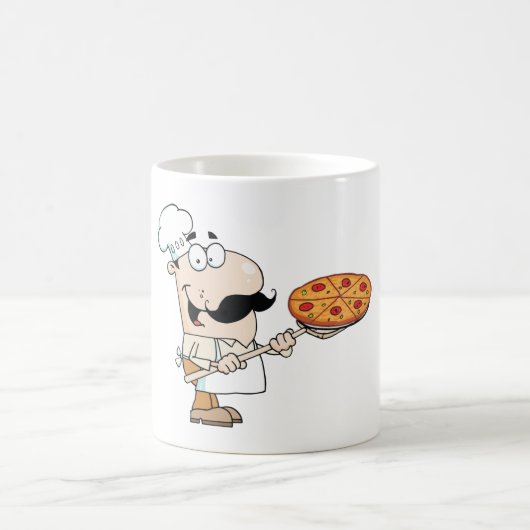 Pizza Cook Kaffeetasse (Mittel)