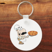 Pizza Cook Schlüsselanhänger (Vorderseite)