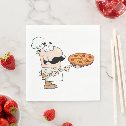 Pizza Cook Serviette (Beispiel)