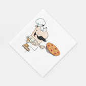 Pizza Cook Serviette (Ecke)
