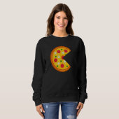 Pizza Costume Pizza Slice Couple Matching Sweatshirt (Vorne ganz)