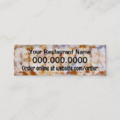 Pizza Coupon - Bereit zur Anpassung Treuekarte (Vorderseite)