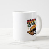 Pizza-Crew Jumbo-Tasse (Vorderseite Rechts)