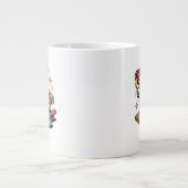 Pizza-Crew Jumbo-Tasse (Vorderseite)