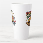 Pizza-Crew Milchtasse (Vorderseite)