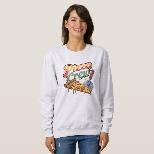 Pizza-Crew Sweatshirt (Vorne ganz)