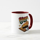 Pizza-Crew Tasse (VorderseiteRechts)