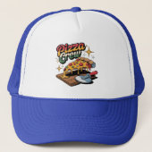 Pizza Crew Truckerkappe (Vorderseite)