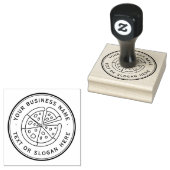 Pizza Custom Business Logo Gummistempel (Stempel)