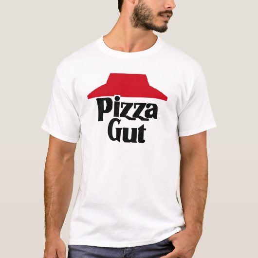Pizza-Darm T-Shirt (Vorderseite)