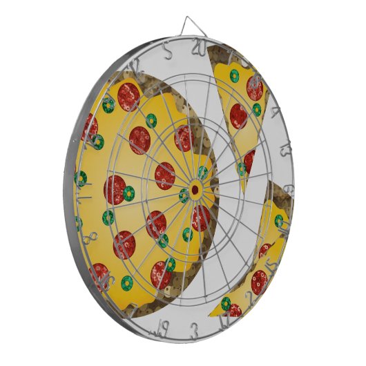 Pizza Dartscheibe (Vorderseite Links)