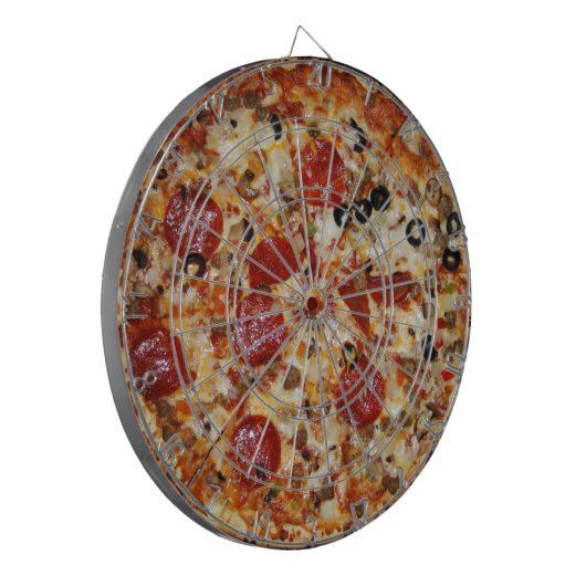 Pizza Dartscheibe (Vorderseite Links)