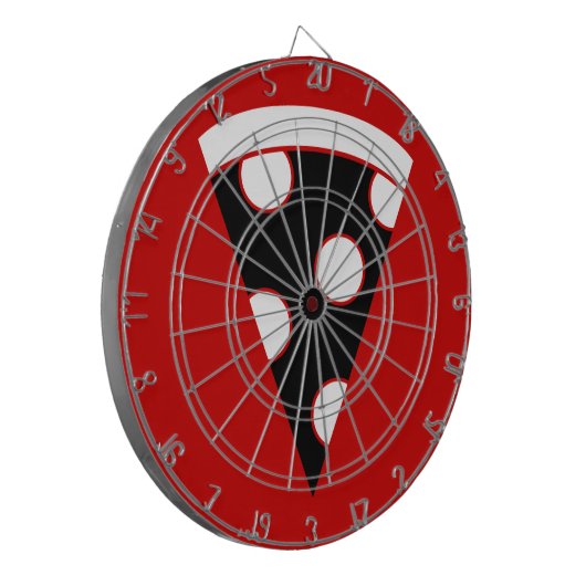 Pizza Dartscheibe (Vorderseite Links)