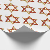 pizza davidstern geschenkpapier (Ecke)